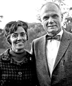 Annie and John Glenn 1965 photo