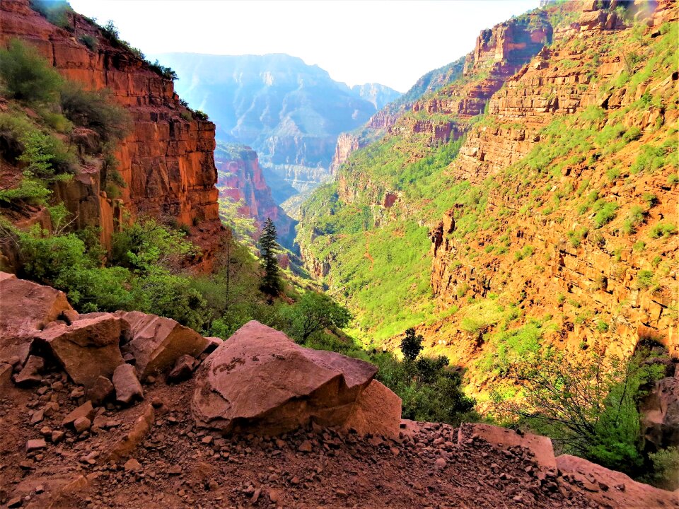 Hiking scenic dramatic