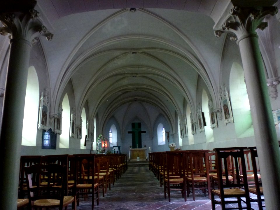 Andres (Pas-de-Calais) église, intérieur