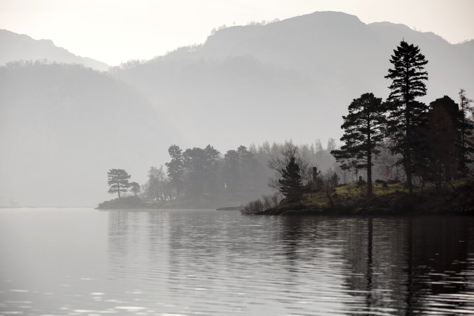 Nature landscape lake district