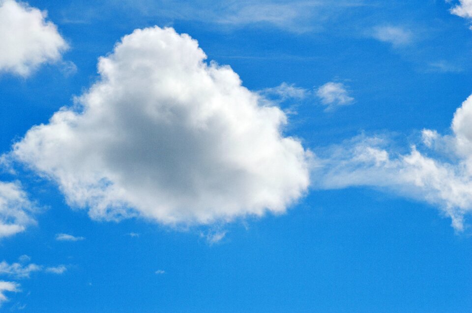 Sky white blue