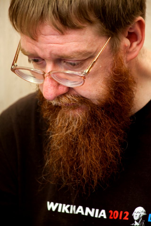 Andy Mabbett, GLAMcamp London, England IMG 4970 edit