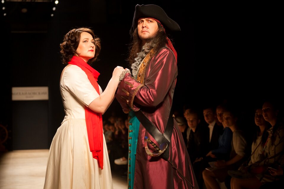 Fashion clothing showing