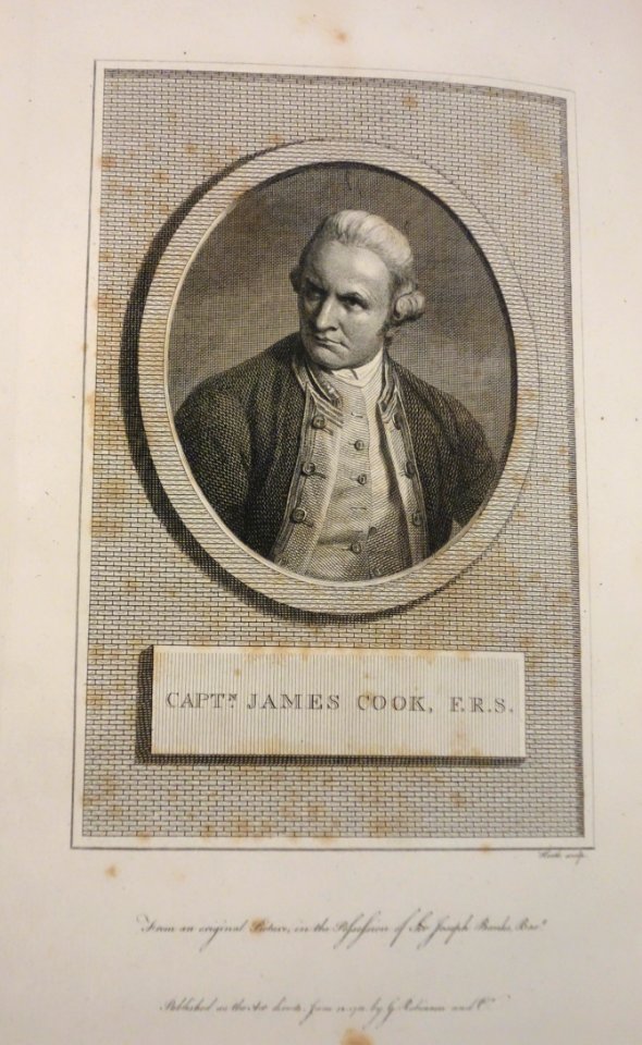Andrew Kippis 1725-1795, The life of Captain James Cook, London, printed for G. Nicol and G.G.J. and J. Robinson, 1788, view 2 - Royal Ontario Museum - DSC03590