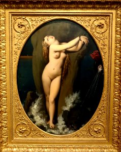 Angelica in Chains by Jean-Auguste-Dominque Ingres, 1859, oil on canvas - Museu de Arte de São Paulo - DSC07320