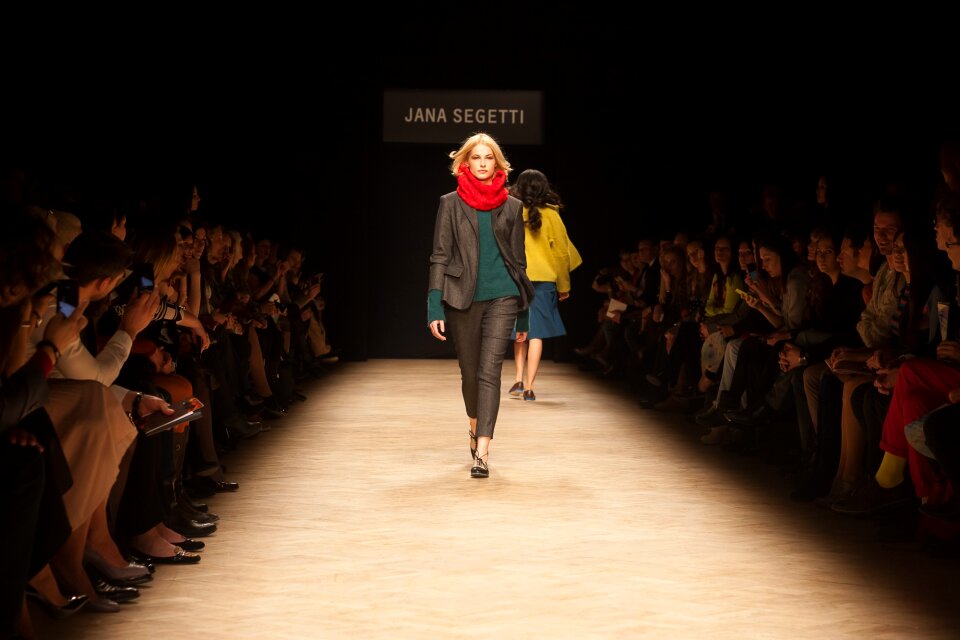 Fashion clothing showing
