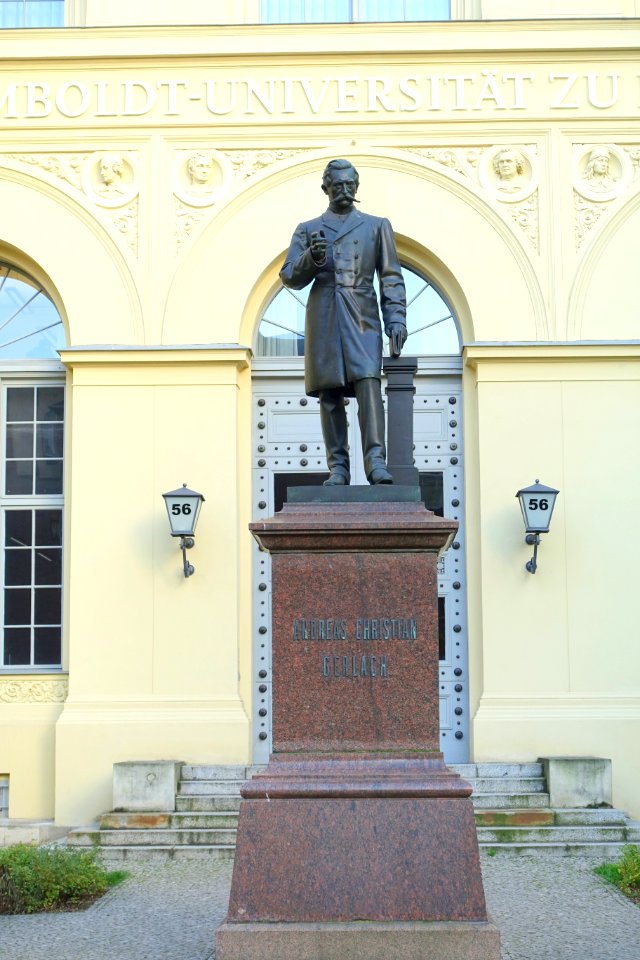 Andreas Christian Gerlach memorial - Humboldt-Universität Berlin - Berlin, Germany - DSC09614