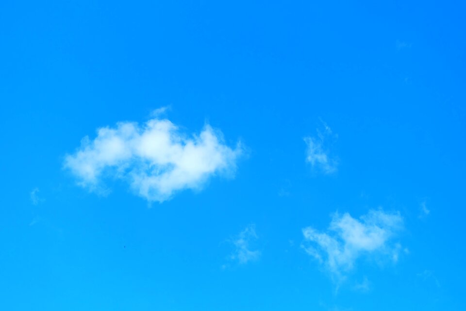 Blue sky clouds sky