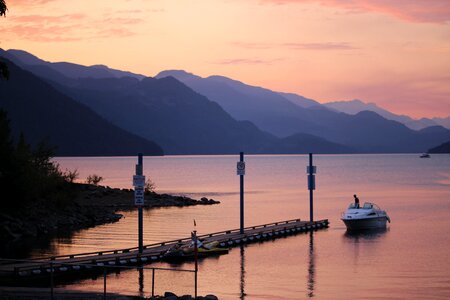 Canada boats lake photo