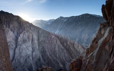 Peak rock landscape photo