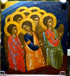 Angel choir, Creto-Venetian, 16th century, inv. 40031 - Pinacoteca Vaticana - Vatican Museums - DSC01245