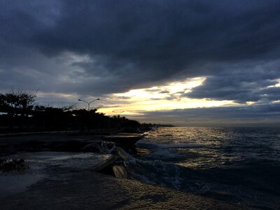 Sea seaside sunrise