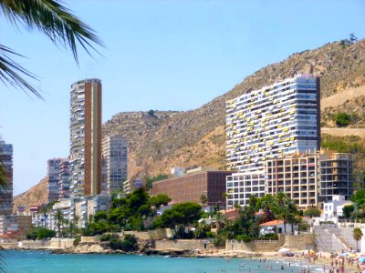 Alicante - Playa de la Albufereta, Torre Vistamar y Residencial Monte y Mar