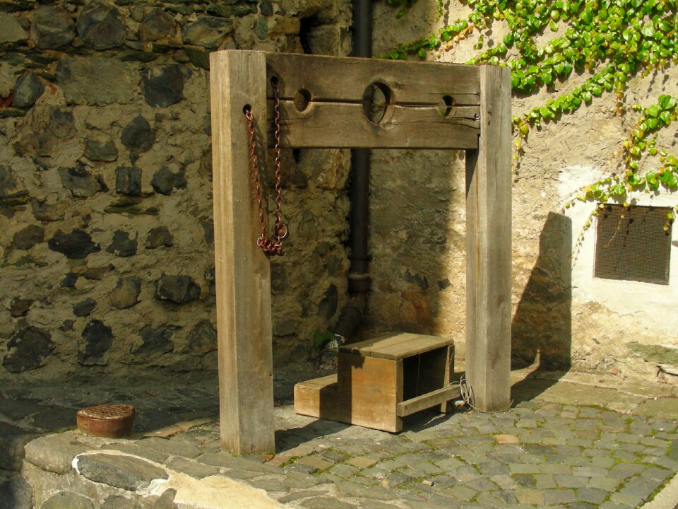 Penalty peg middle ages