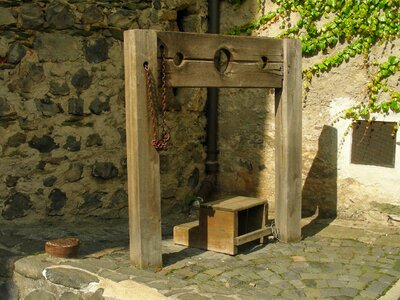 Penalty peg middle ages