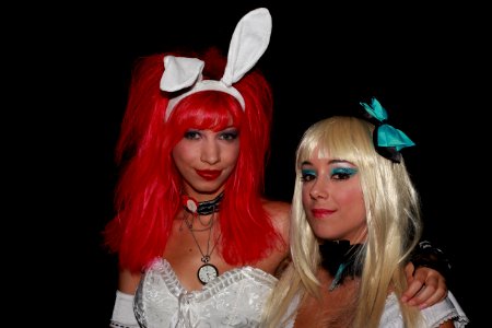 Alice in Wonderland cosplay at Flisvos Park, IMG 9017