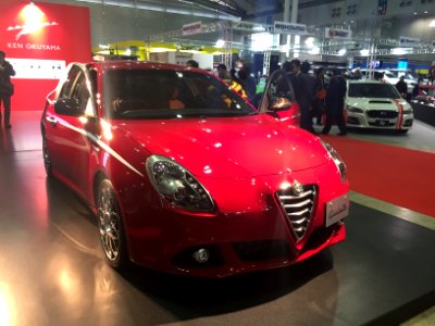Alfa Romeo Giulietta Ken Okuyama Speciale Rossa front - Tokyo Auto Salon 2015