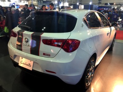 Alfa Romeo Giulietta Ken Okuyama Speciale Bianca rear - Tokyo Auto Salon 2015