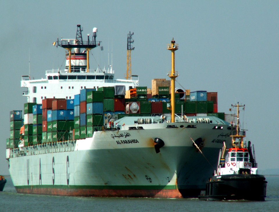Al-Farahidi IMO 9149756 at Port of Antwerp, Belgium 30-Aug-2005
