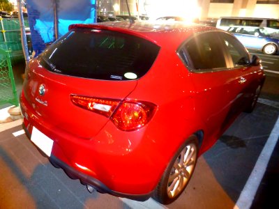 Alfa Romeo Giulietta III Sprint at night rear