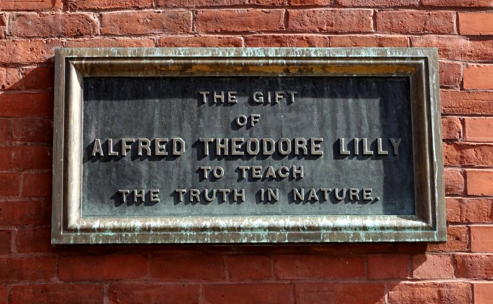 Alfred Theodore Lilly Hall plaque - Smith College - Northampton, MA - DSC02117