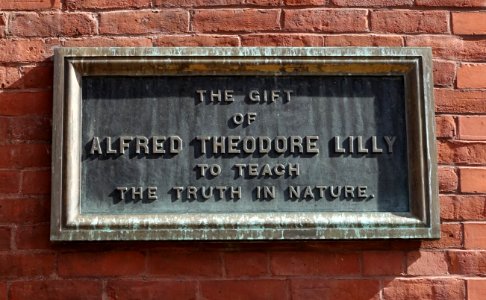Alfred Theodore Lilly Hall plaque - Smith College - Northampton, MA - DSC02117