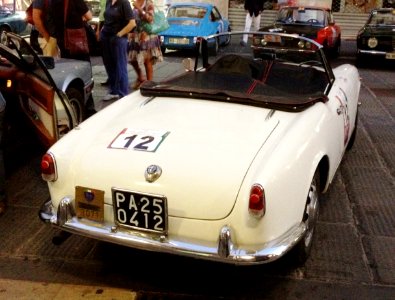 Alfa Romeo Giulietta Spider rear