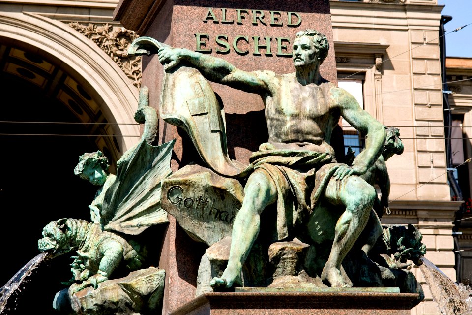 Alfred-Escher-Brunnen 2
