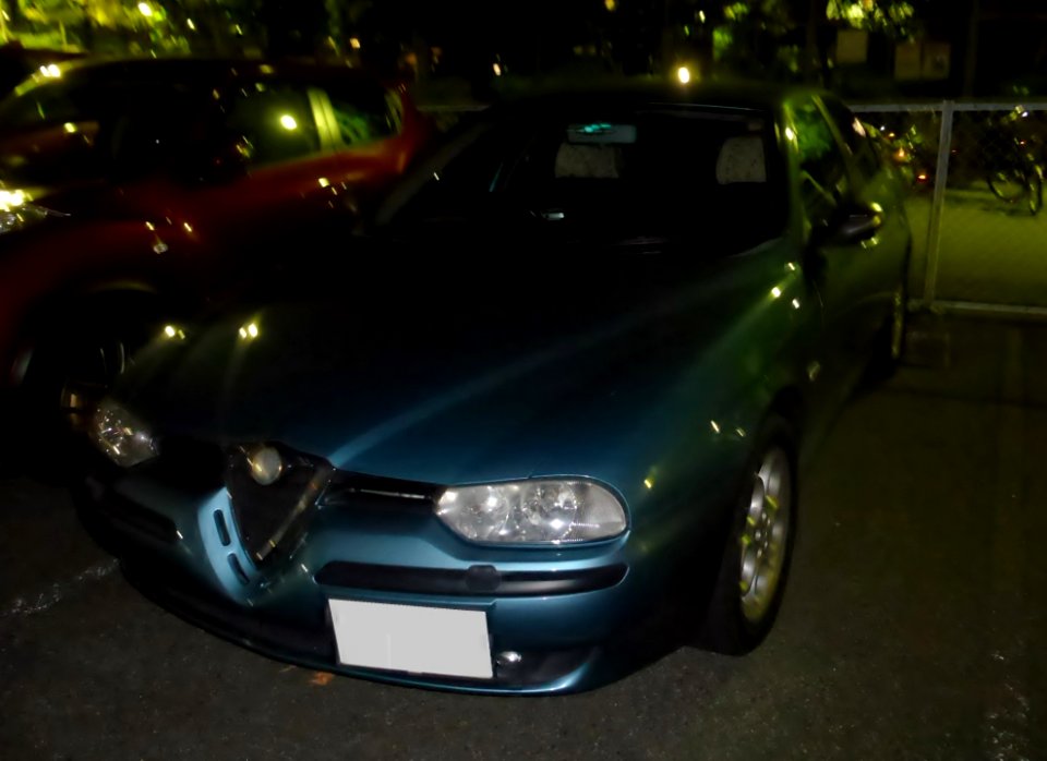 Alfa Romeo 156 T.SPARK at night front