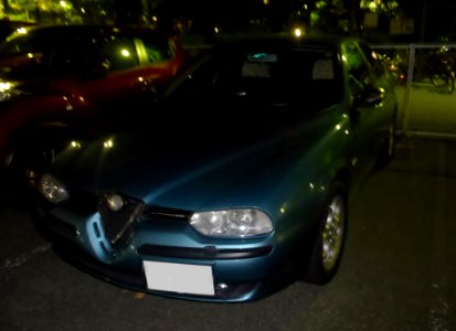 Alfa Romeo 156 T.SPARK at night front