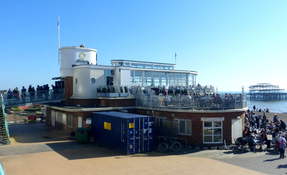 Alfresco Café, Brighton Beach, Brighton (March 2014)