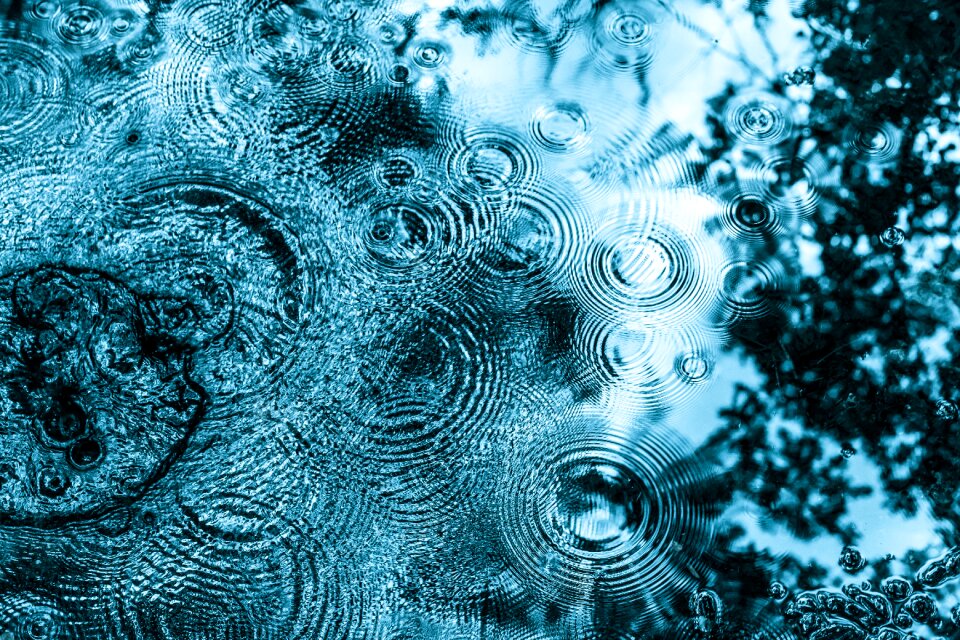 Water raindrop drop of water