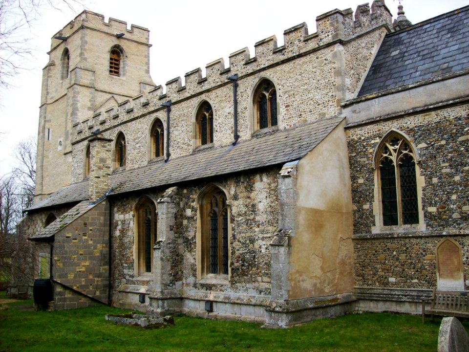 All Saints, Harston from south east
