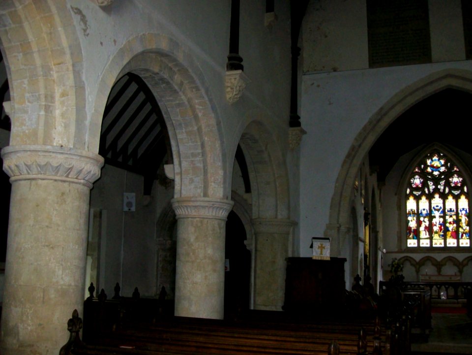 All Saints, Icklesham, interior