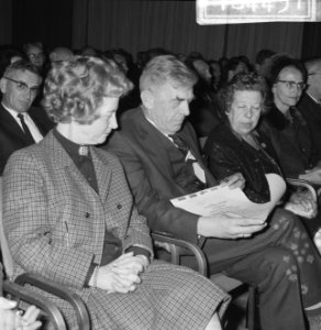 Alfred Moser bij zijn benoeming tot erelid van de Europese Beweging, Bestanddeelnr 918-4431