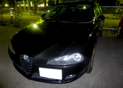 Alfa Romeo 147 Selespeed at night front