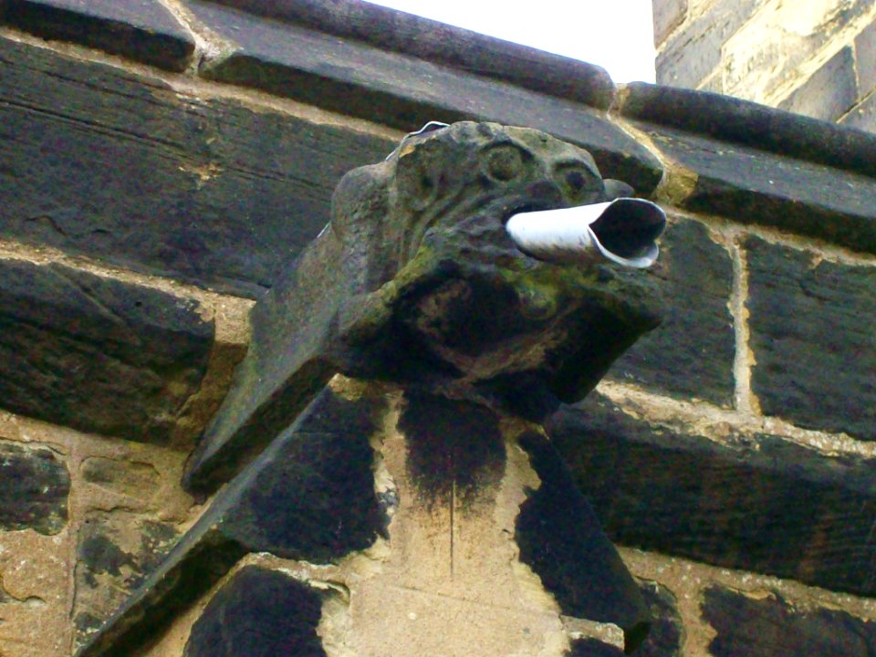 All Saints, Crofton, gargoyle 1