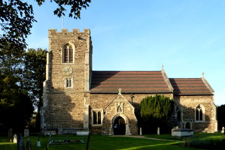 All Saints' Church, Clifton, Bedfordshire - from the south