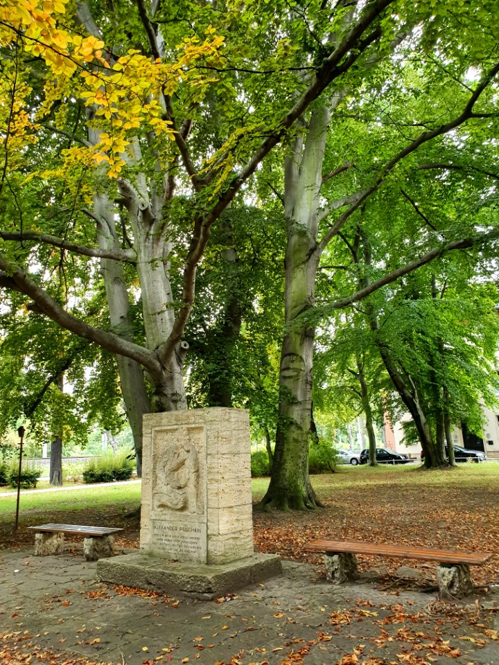 Alexander Pushkin monument Jena 2