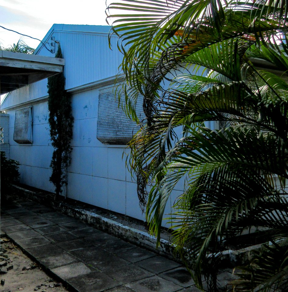 Alfred and Olive Thorpe Lustron House--side view 