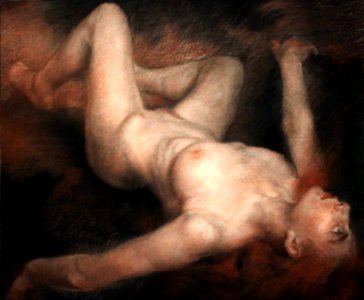 Alfred Roll Démoniaque 1904 Pastel 29122017