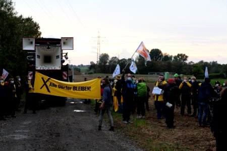 Alle Dörfer bleiben at Ende Gelände AKK finger 2020-09-26 29