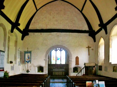All Saints, Mountfield, interior