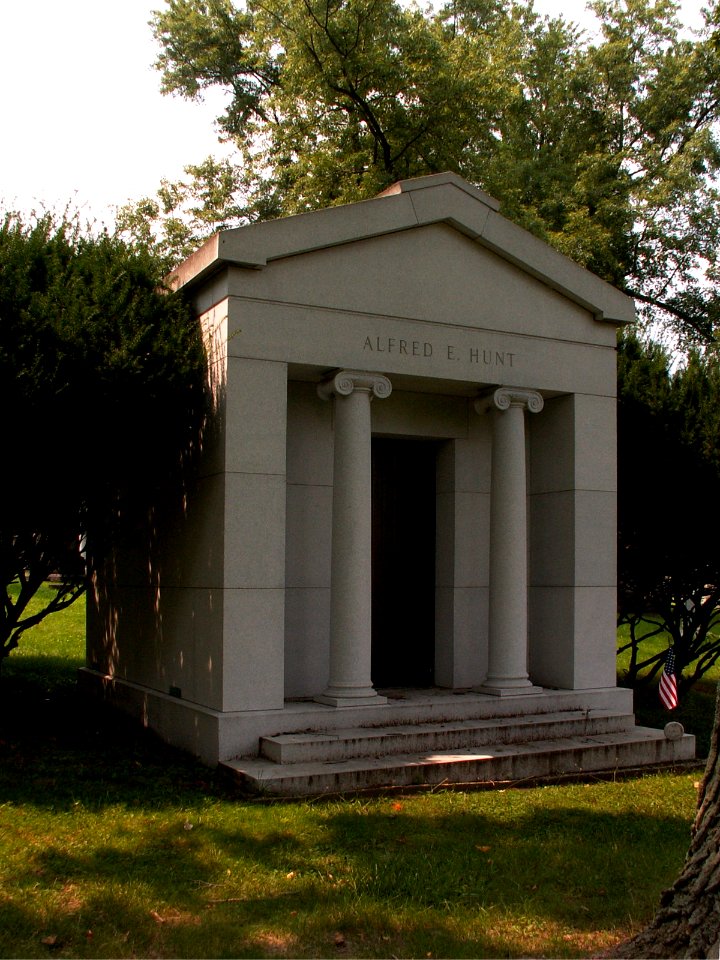 Alfred E. Hunt Mausoleum, Allegheny Cemetery, Pittsburgh