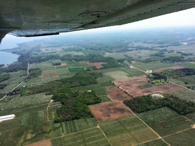 Farmland fields landscape photo