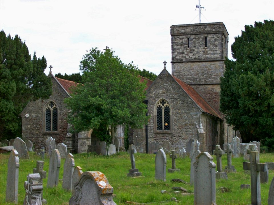 All Saints, Fawley from west