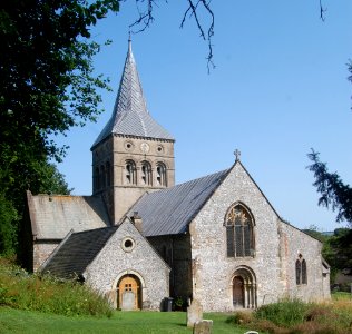 All Saints Church, Church Lane, East Meon (NHLE Code 1351116) (July 2019) (12)