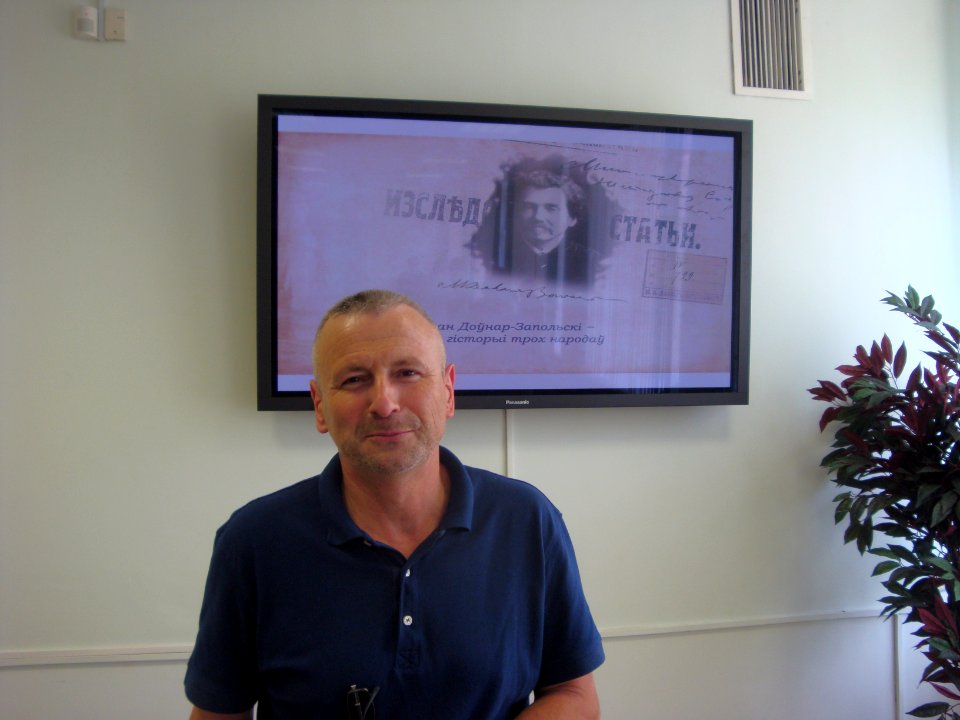 Aliaksandr Kraucevicz - belarussian historian - in Minsk Belarus - 2013 AD