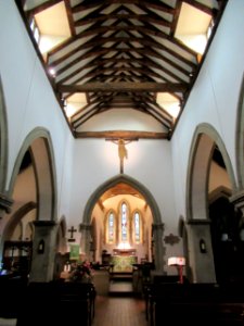 All Saints, Banstead, nave