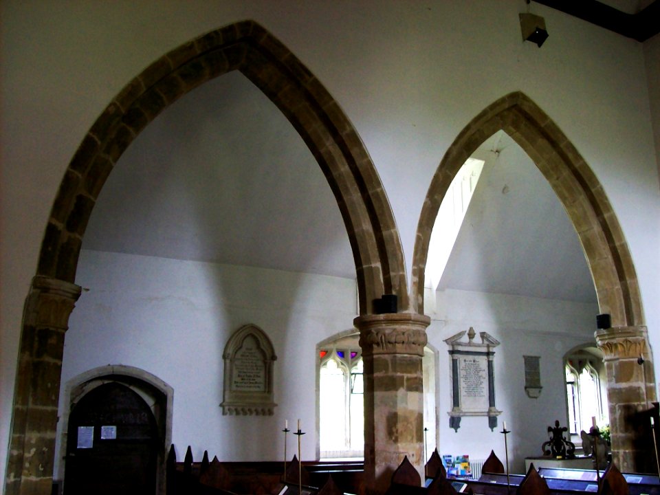 All Saints, Herstmonceux, north arcade